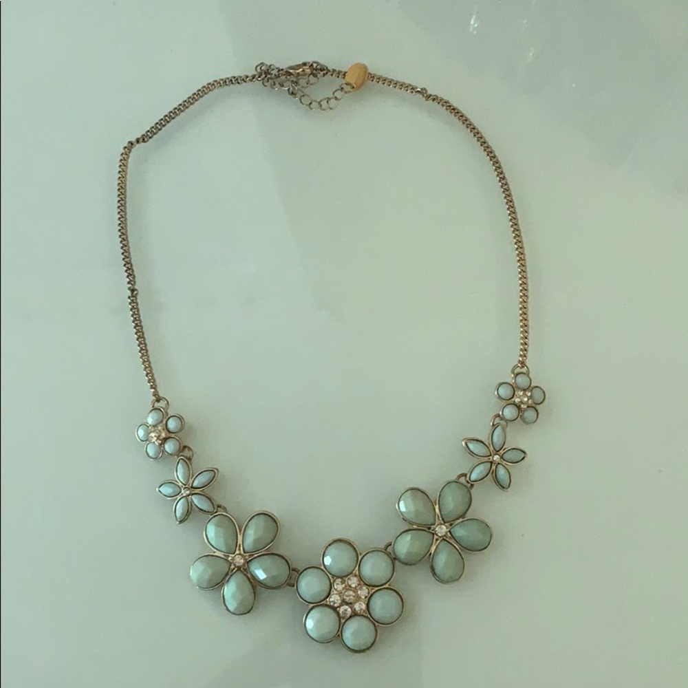 Turquoise Flower Necklace - Picture 1 of 1